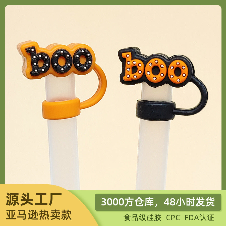 Wholesale 20pcs straw caps food grade silicone